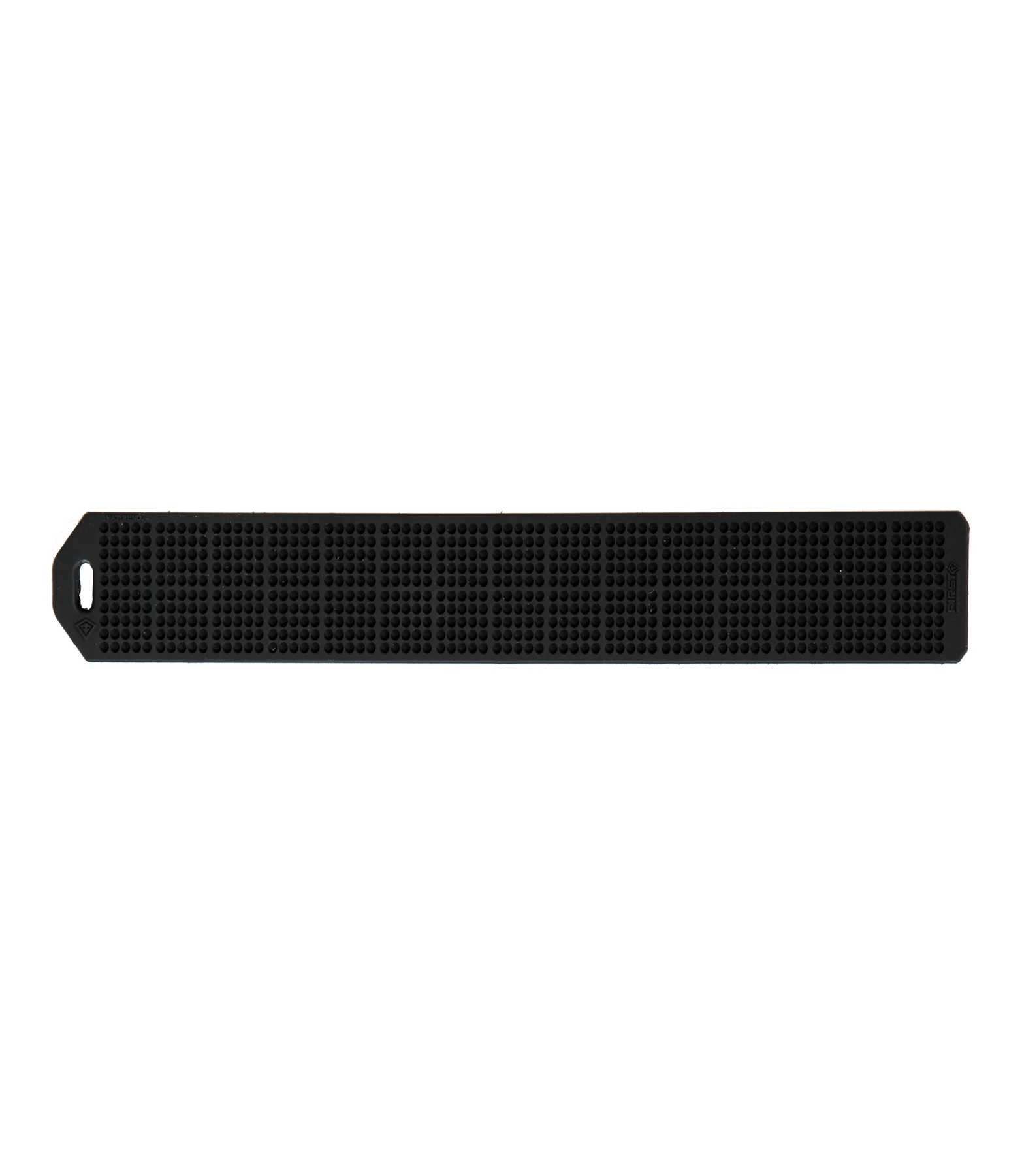 First Tactical DOT TAC Name Tape in black, made of durable TPU material, designed for easy customization.