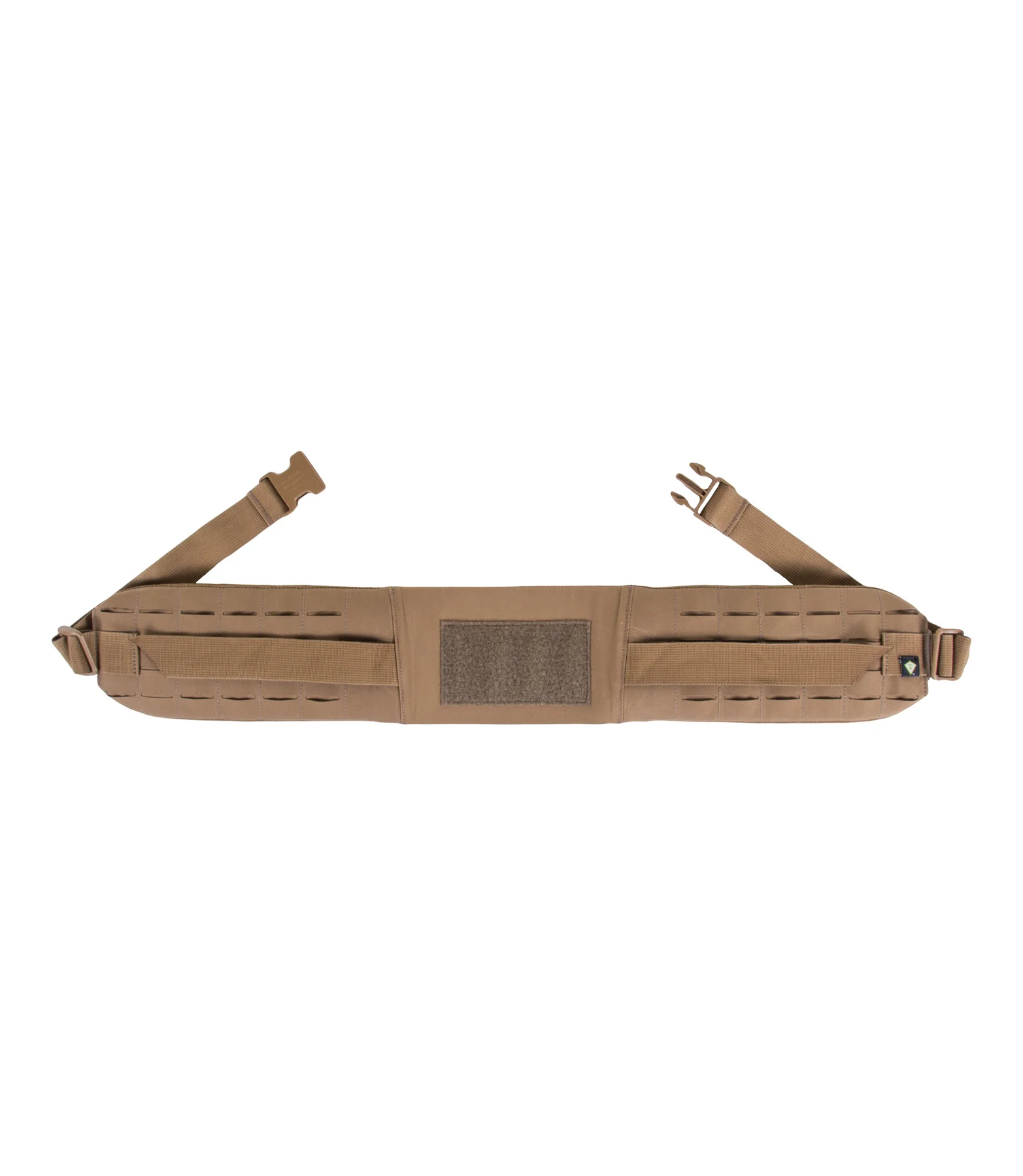 First Tactical Tactic Waist Belt in tan, showcasing Lynx Laser Cut Platform and adjustable straps for comfort and durability.