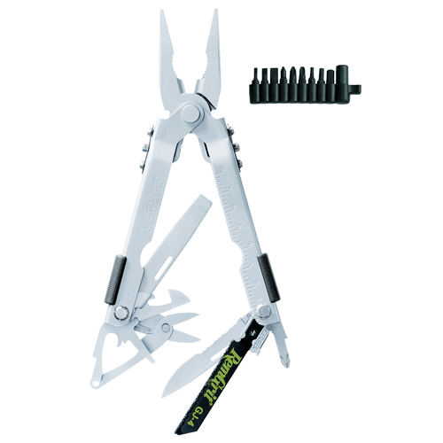 Gerber Gear Multi-Plier 600 Pro Scout Needlenose with tool kit, stainless steel construction, and compact design for versatility.