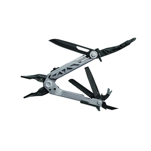 Gerber Gear Center-Drive multi-tool featuring pliers, knife blade, and innovative design for maximum torque and performance.