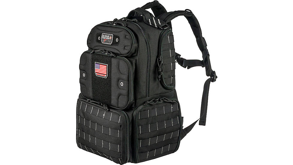 GPS Tactical Range Backpack Tall - Holds 4 Handguns