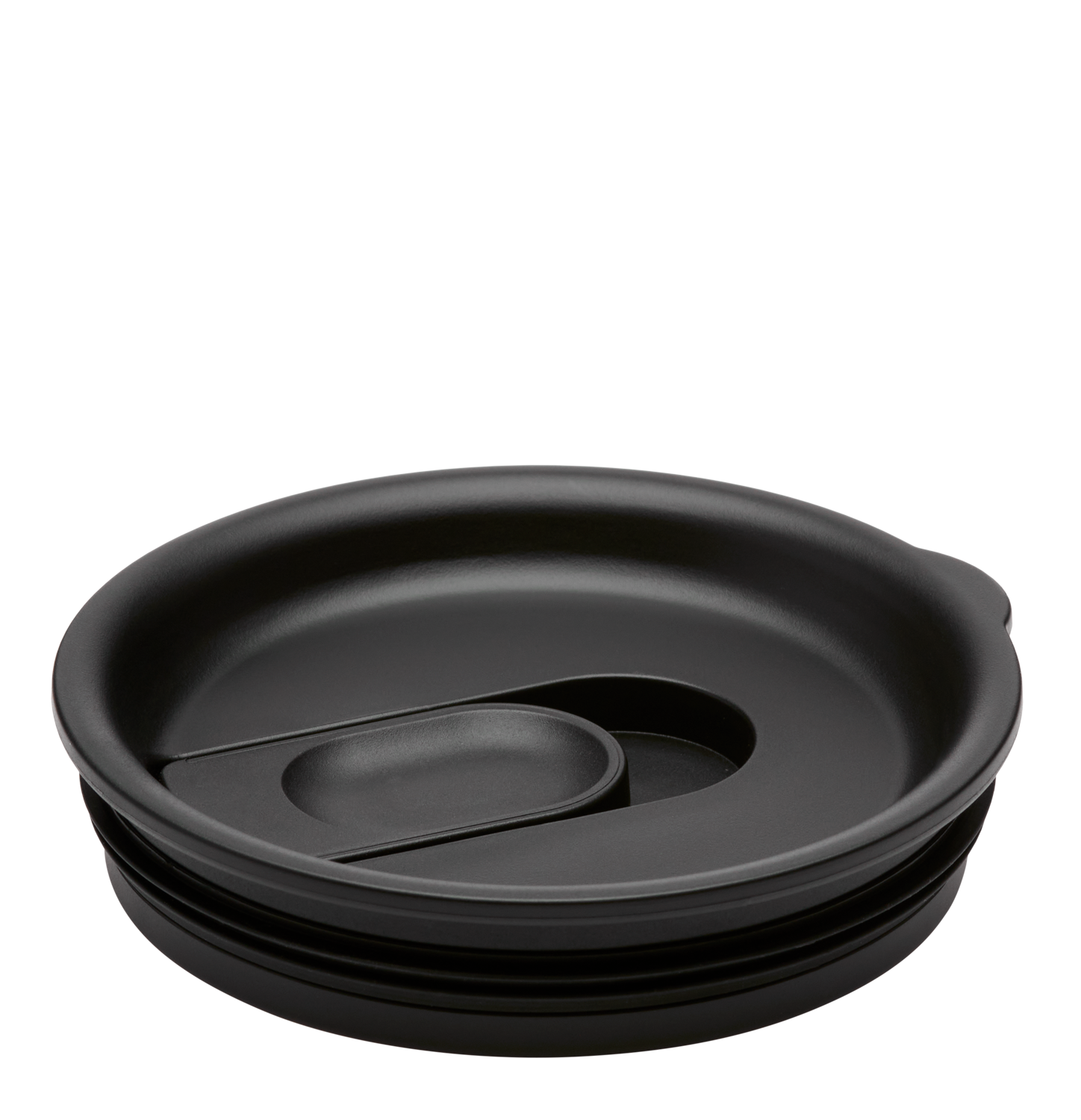 Sleek black serving bowl with a divider for portion control and easy serving. Ideal for casual dining and entertaining.