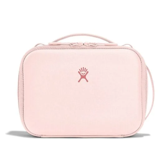 Hydro Flask 5 L Carry Out Lunch Box in soft pink, featuring a durable exterior and lightweight insulation for freshness.