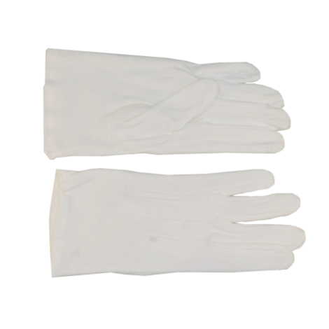 Hero's Pride Parade Slip-On Gloves - Grip Dots with Raised Pointing - White 8778W