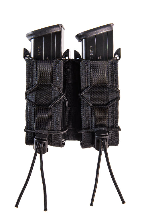 High Speed Gear Pistol TACO mag pouch with dual magazine storage, designed for versatility and quick deployment.