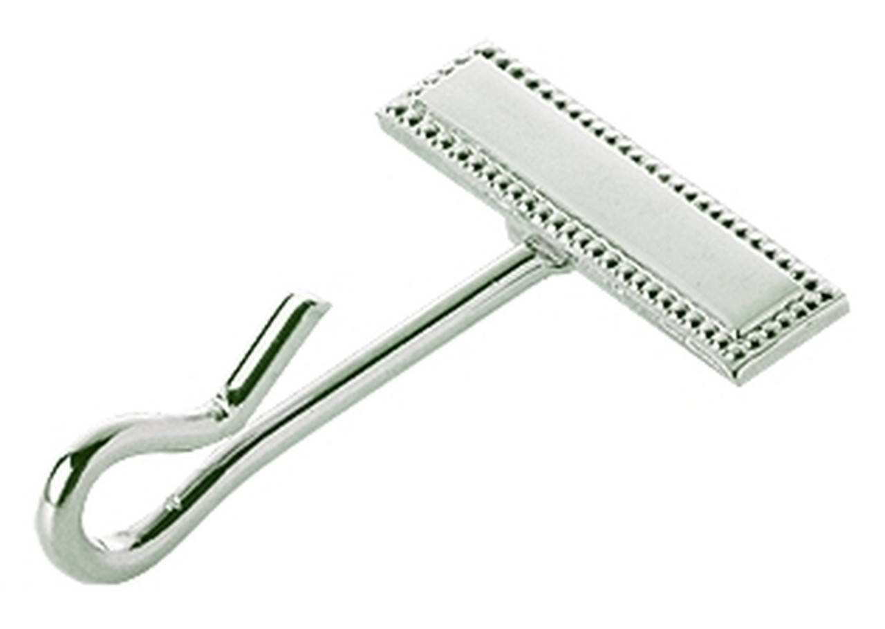 Hero's Pride Uniform Whistle Hook Silver 4015 on a white background