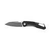 Kershaw Reverb knife featuring an 8Cr13MoV blade with titanium carbo-nitride coating and sleek black handle design.