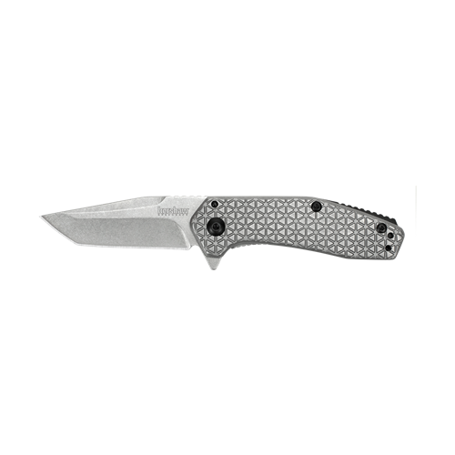 Kershaw Cathode knife with a 2.25-inch tanto blade and textured handle for a secure grip and easy one-handed opening.