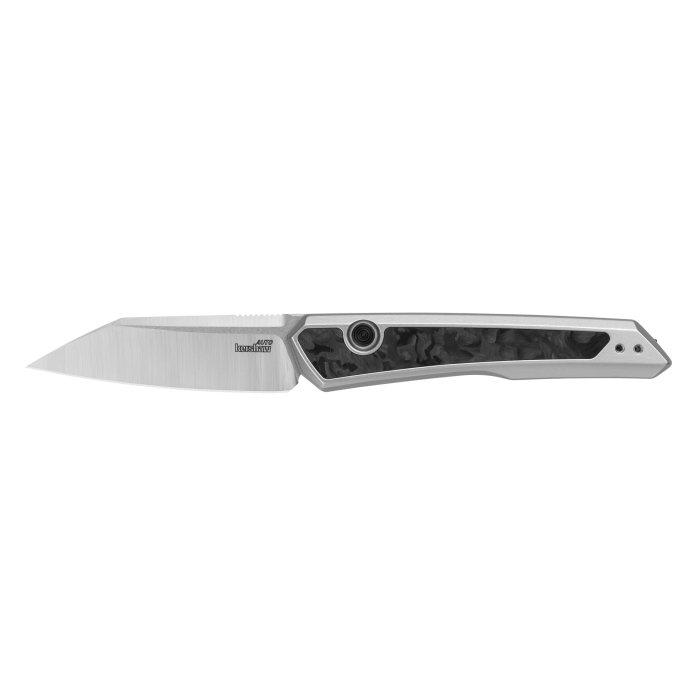 Kershaw LAUNCH 20 automatic knife with two-tone MagnaCut blade and aluminum handle design.