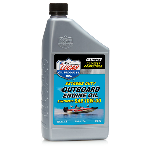 Lucas Oil Outboard Engine Oil Synthetic SAE 10W-30 10661