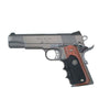 Pachmayr American Legend Colt 1911 Grips with Finger Grooves Wood in Rosewood or Charcoal &#8211; Rosewood -