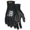 MCR Safety Black Kevlar Gloves with Nitrile Foam for cut and abrasion resistance, ideal for general purpose work applications.