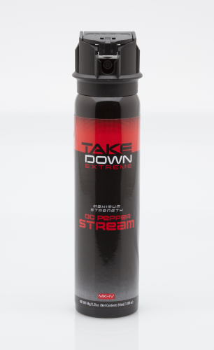 MACE MK-III Take Down Extreme OC Pepper spray with maximum strength, designed for self-defense and personal safety.