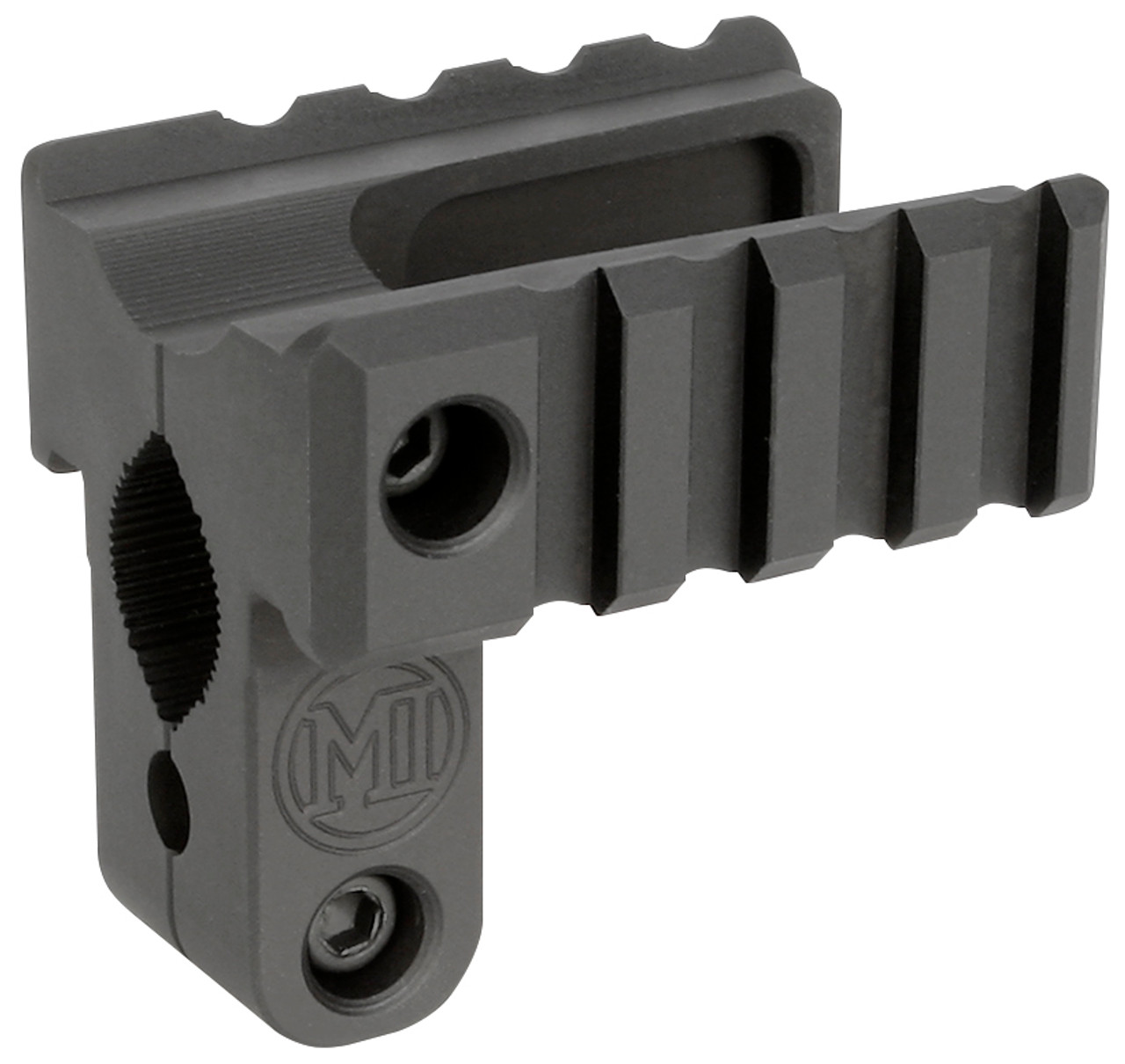 Midwest Industries AK Light & Laser Mount with 1913 rail, lightweight 6061 aluminum, easy installation for firearms.