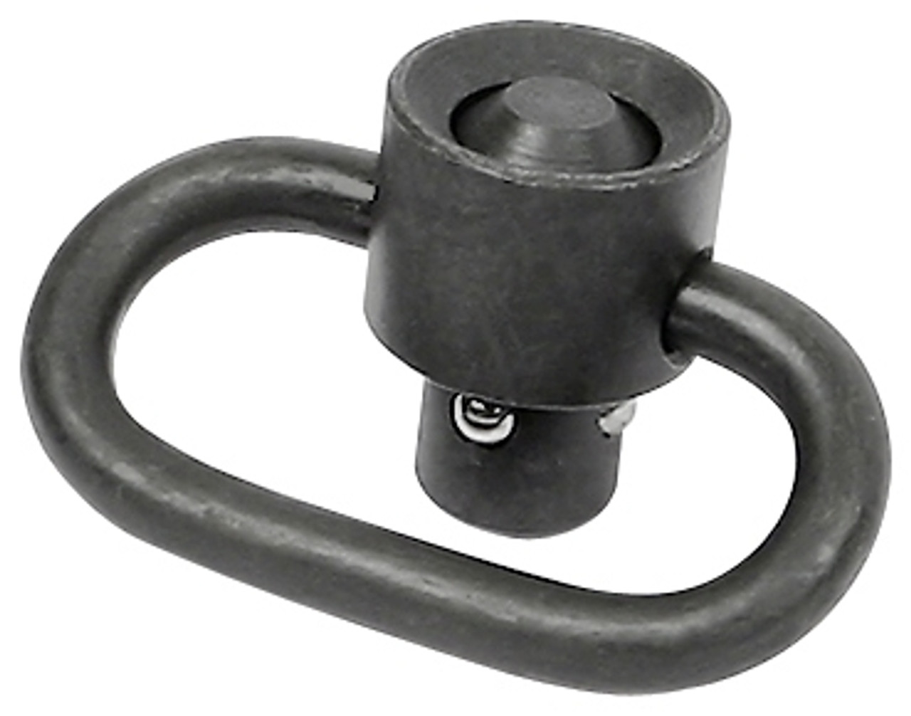 Midwest Industries 1.25'' HD QD Sling Swivel with flush button for secure attachment and all steel construction.