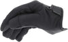 Black glove on a white background