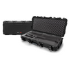 Nanuk 985 waterproof hard case with foam interior, designed for protection and transport of equipment in tough conditions.