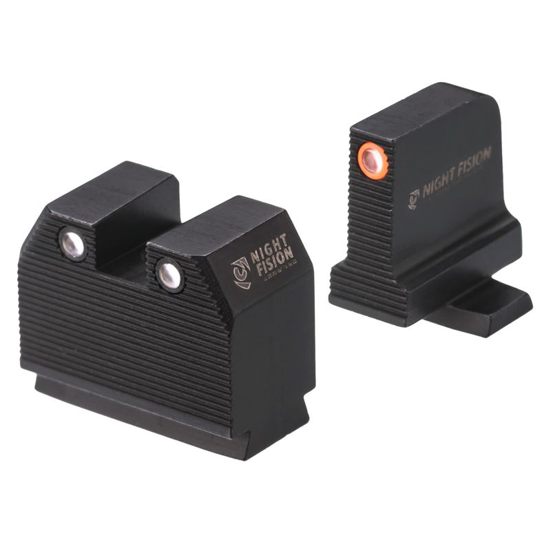 Night Fision Optics Ready Stealth Night Sight Set for Sig P320 featuring enhanced Tritium illumination.