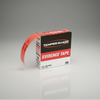 Box of Tamper Guard Evidence Tape with a roll of tape on a gray background