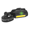 Nightstick USB-4510B Multi-Flood Rechargeable Headlamp with Brim Clip and Strap in Black or Flat Dark Earth, IP-X7 waterproof, for work or outdoor use