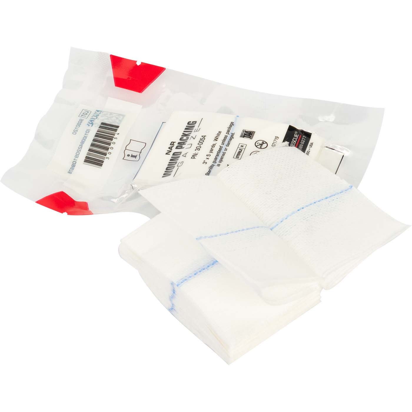 North American Rescue Wound Packing Gauze 30-0054 – Sterile Z-Folded Bleeding Control Dressing