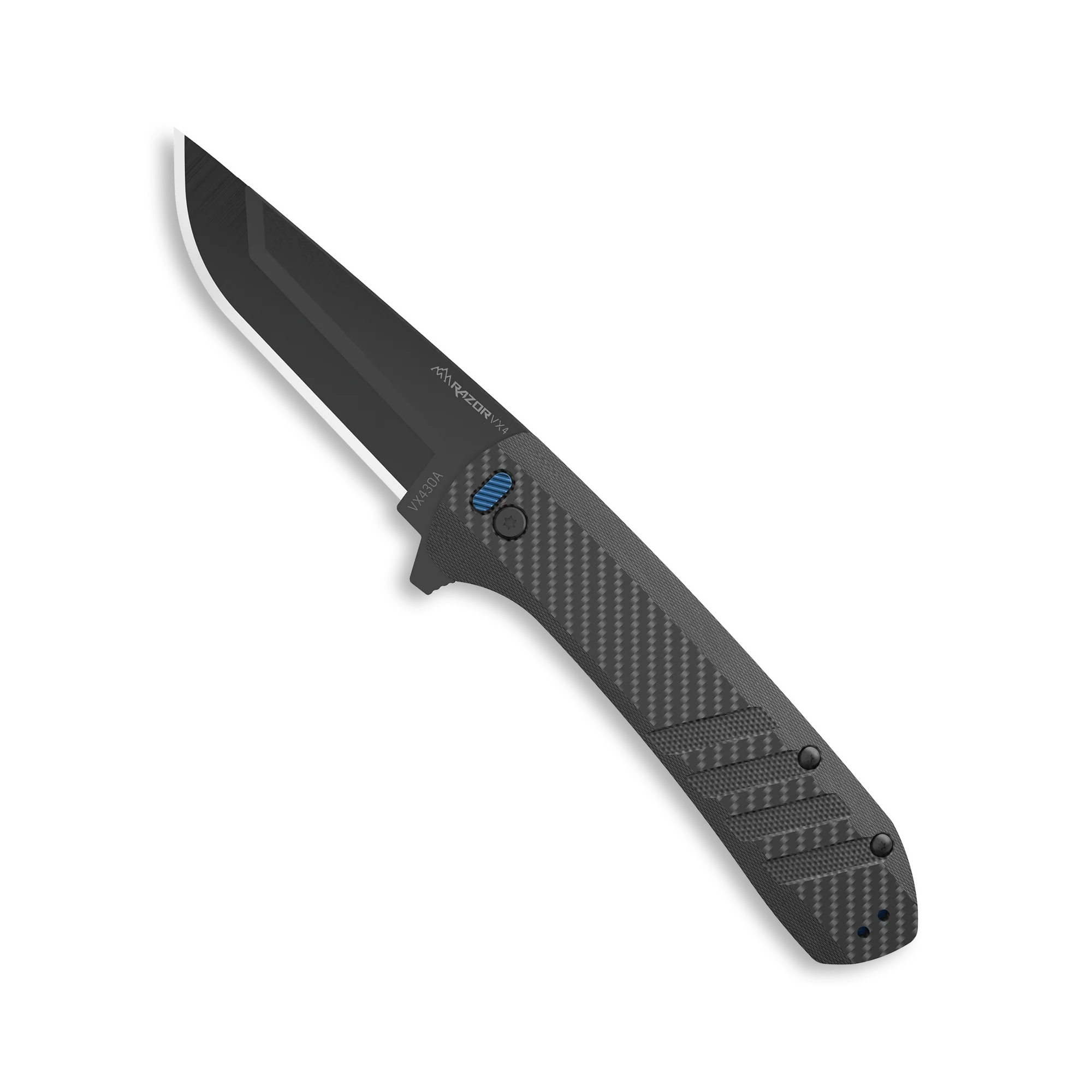 Outdoor Edge Razorvx4 Knife featuring lightweight carbon fiber handle and sleek blade design, perfect for everyday carry.