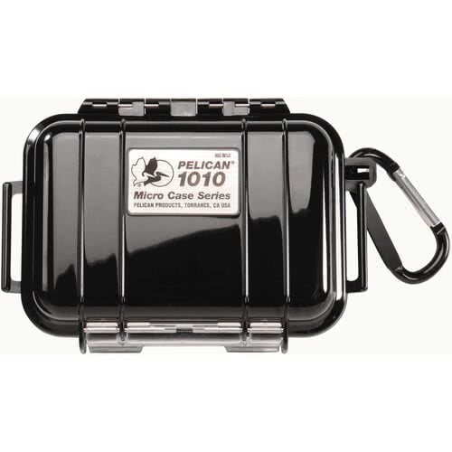 Pelican Products 1010 Micro Case – Clear/Black -