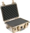 Pelican Products 1400 Small Case &#8211; Desert Tan, Foam -