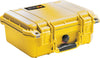 Pelican Products 1400 Small Case &#8211; Yellow, No Foam -