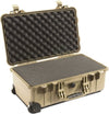 Pelican Products 1510 Carry-On Case &#8211; Desert Tan, Foam -