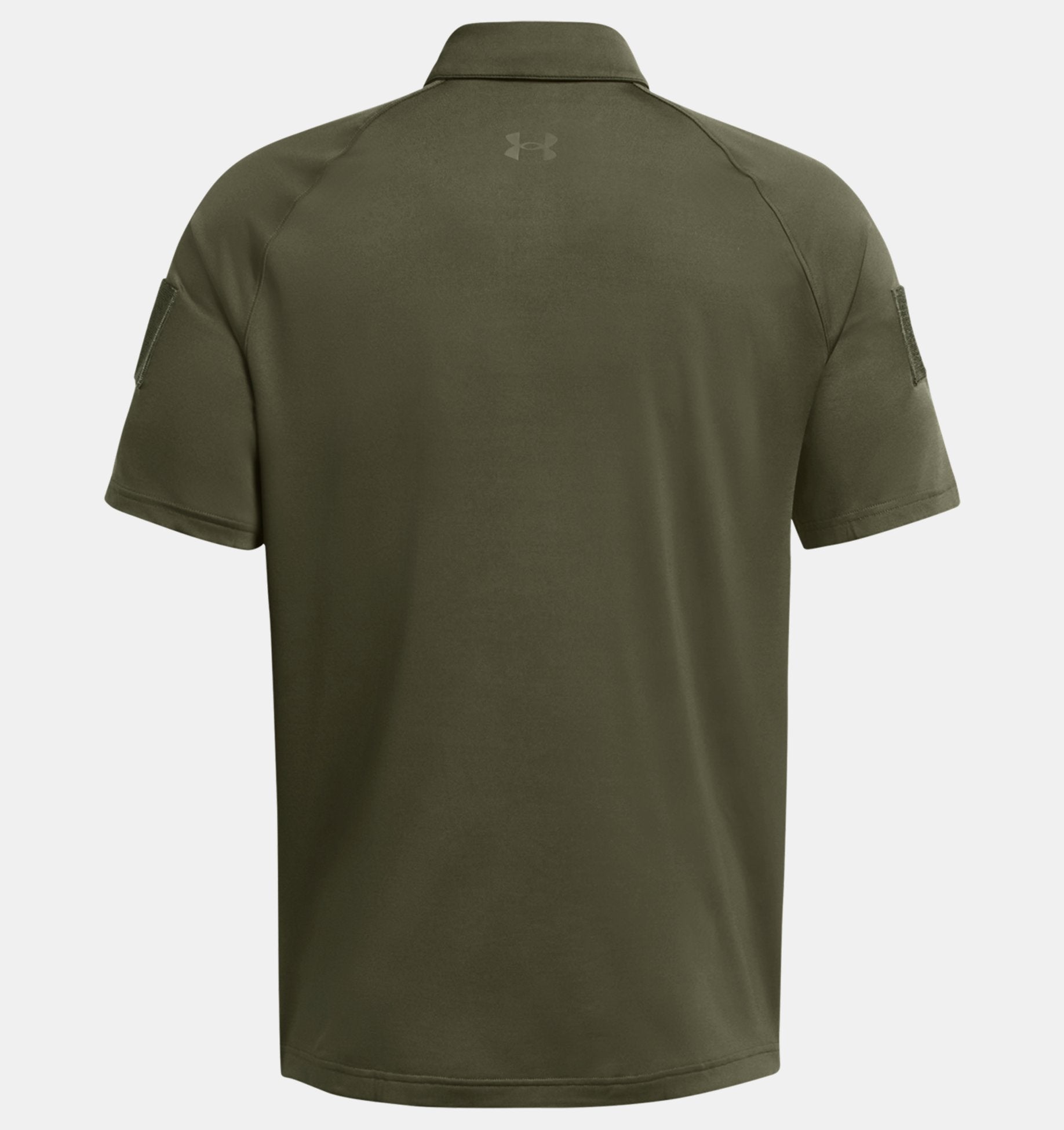 Under Armour Men's UA Tac Elite Polo 1379202 in olive green, featuring a comfortable fit and tactical design.