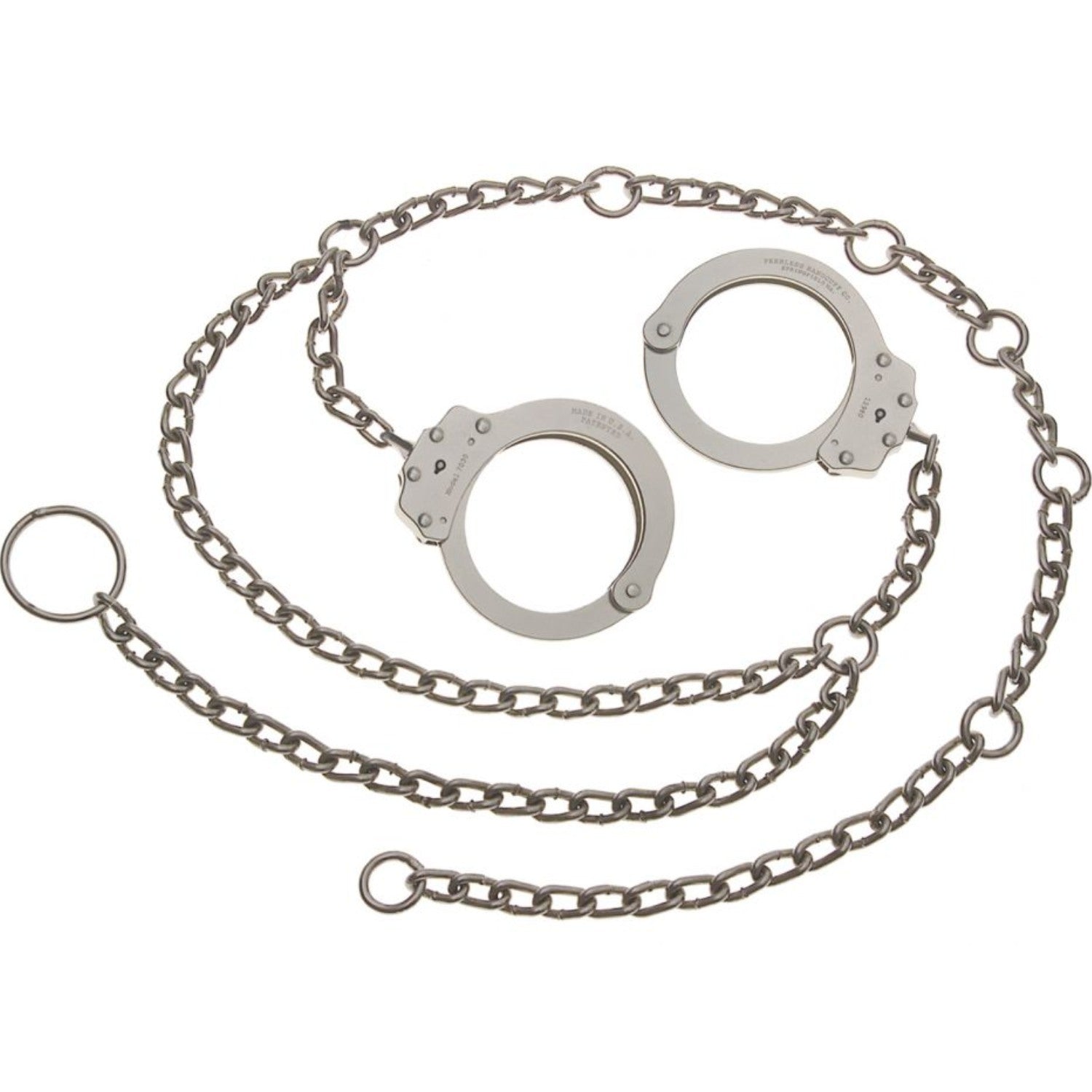 Peerless 7002C-OS Waist Chain Oversized Handcuffs UPC 817086010584