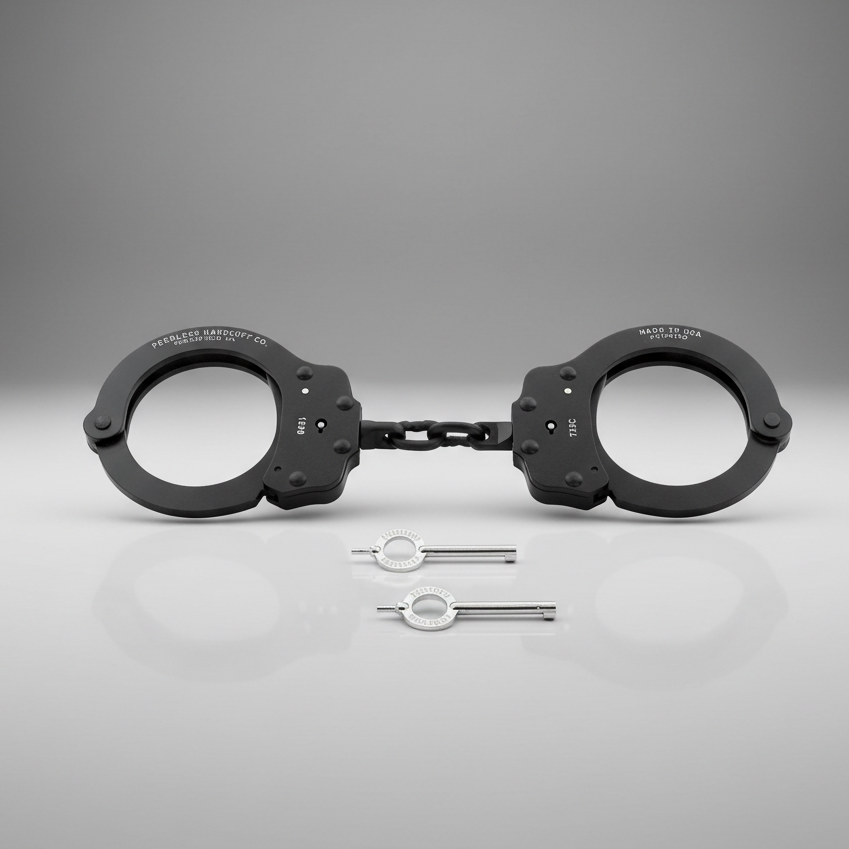 Peerless Handcuff Company Model 730C Superlite Chain Link Handcuff 4708/4709