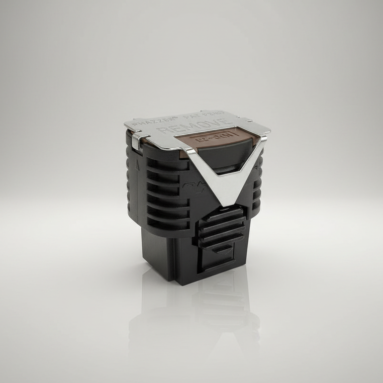 PhaZZer 25ft Dart Pro Cartridge - Brown Blast Doors for Phazzer Enforcer, Phazzer Dragon, TASER X26 X26C X26P X1 Taser 7 Taser 10 on a gray background