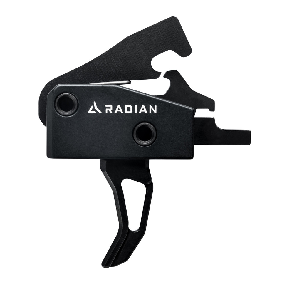 Radian Vertex Trigger for AR rifles showing sleek black design and professional-grade quality components.