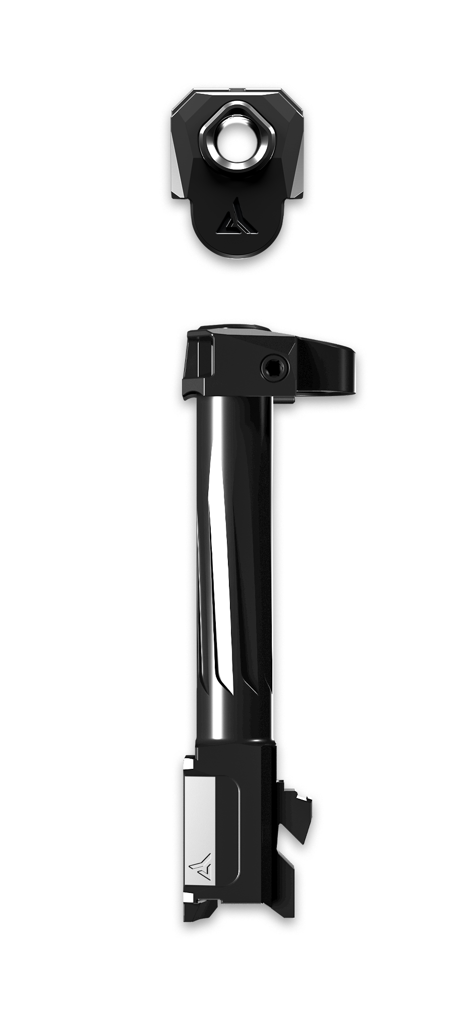 Radian AFTERBURNER (GEN4) micro compensator and RAMJET combo, showcasing sleek design and advanced recoil reduction technology.