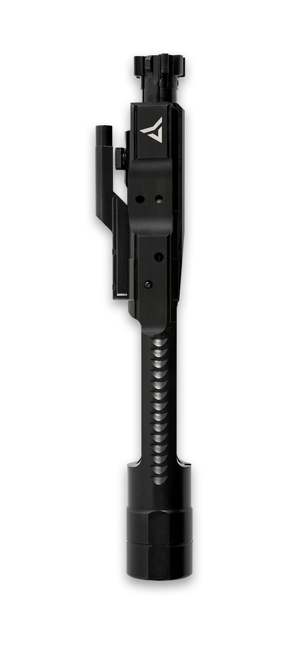 Radian Enhanced Bolt Carrier Group for AR15/M16, designed for reliability and reduced friction in black finish.