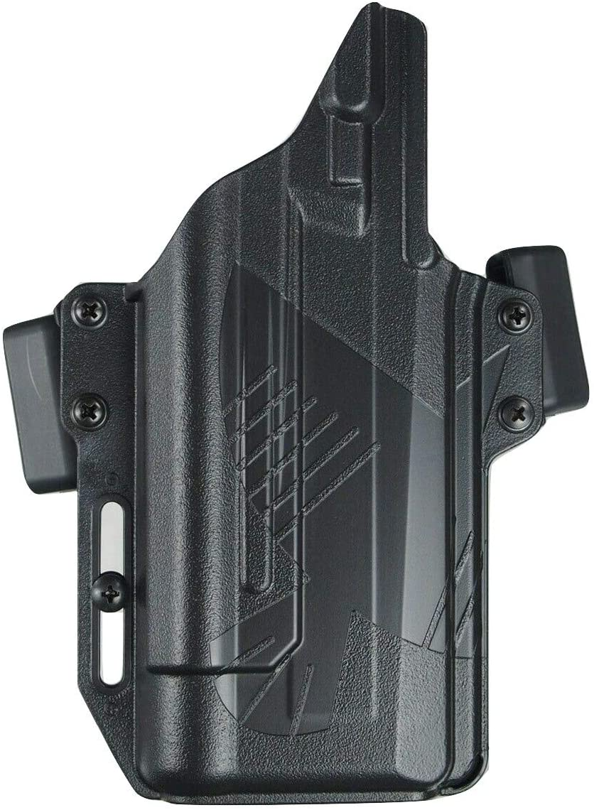 Raven Concealment Perun light-compatible OWB holster featuring a sleek design and modularity for enhanced concealment.