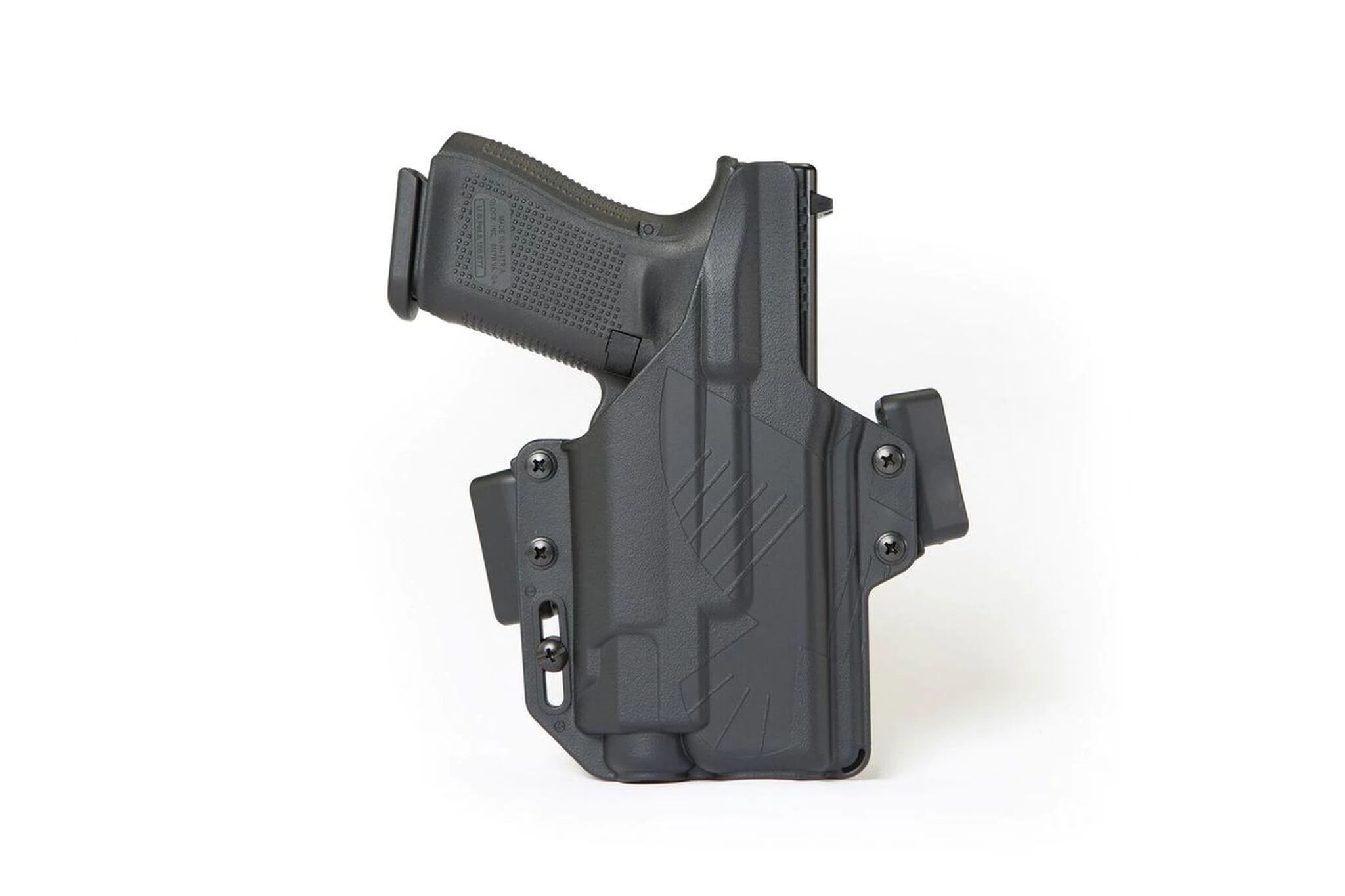 Raven Concealment Perun OWB holster, light-compatible design for superior concealment and modular functionality.