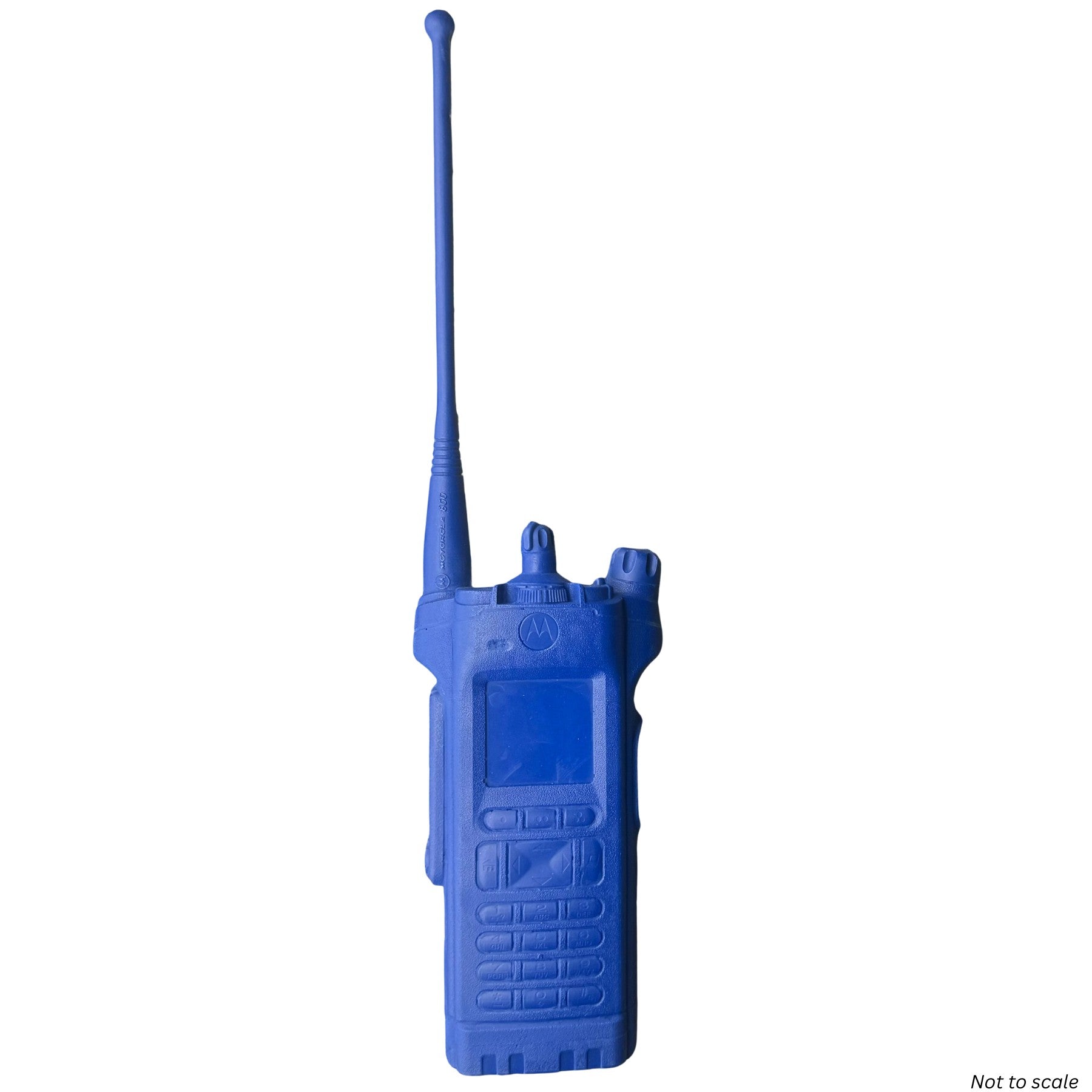 Blue Motorola APX 6000 Two-Way Radio Training Replica by Ring’s Manufacturing, blue training radio for police and security practice
