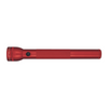 Red Maglite S4D 4 D-Cell flashlight with high intensity and durable design. Perfect for outdoor and emergency use.