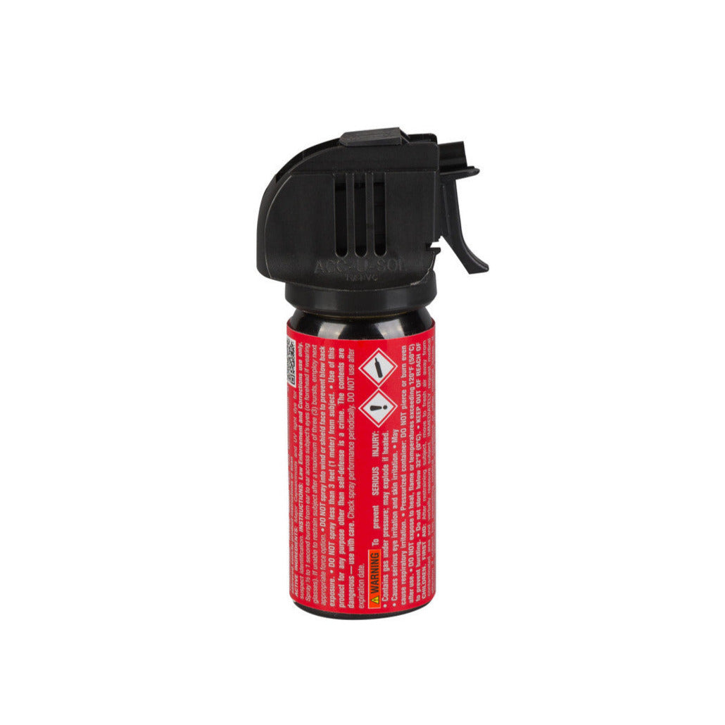 Right side view of SABRE Crossfire MK-2 1.4 oz stream pepper spray 72CFT1010 on a white background