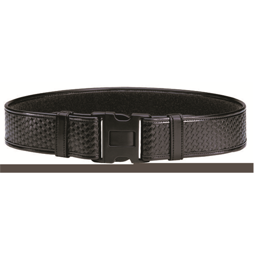 Safariland Model 7950 Duty Belt featuring a Duraskin exterior and Tri-Release shatter-resistant polymer buckle.