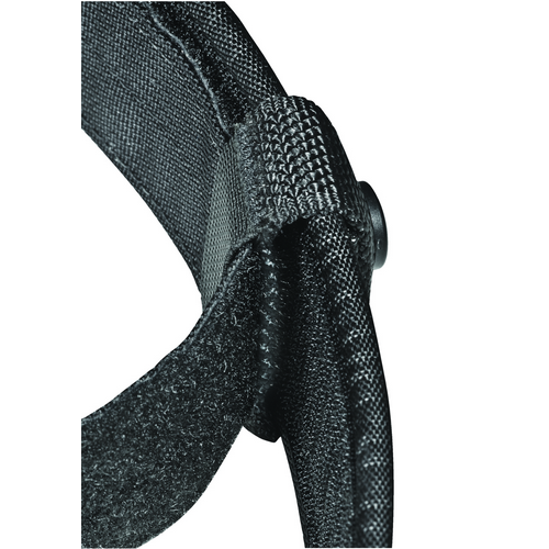 close-up of Safariland Belt Keeper's durable nylon webbing and secure fastening system for reliable belt attachment.