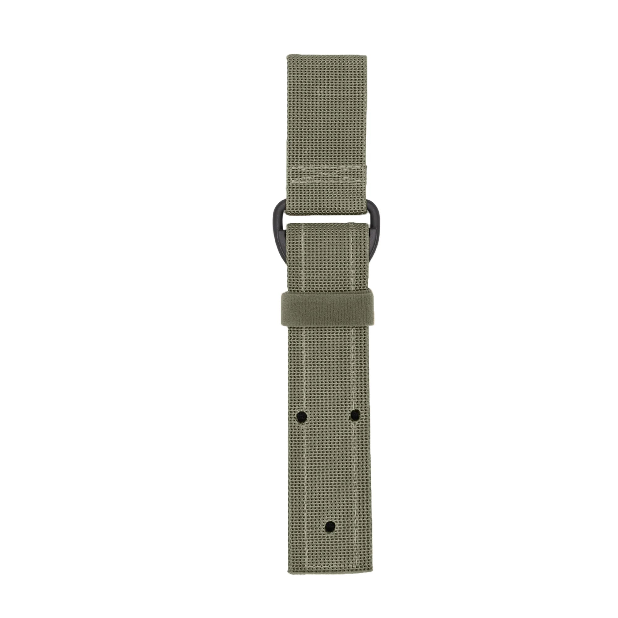 OD green Safariland Model 6009-11 Single Strap Leg Only on a white background
