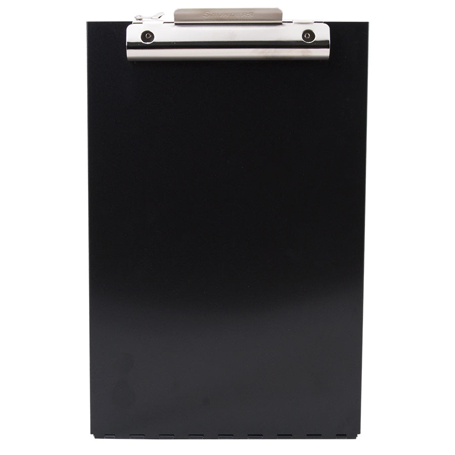 Portapapeles de almacenamiento de aluminio reciclado Saunders Redi-Rite - Tamaño carta - Negro
