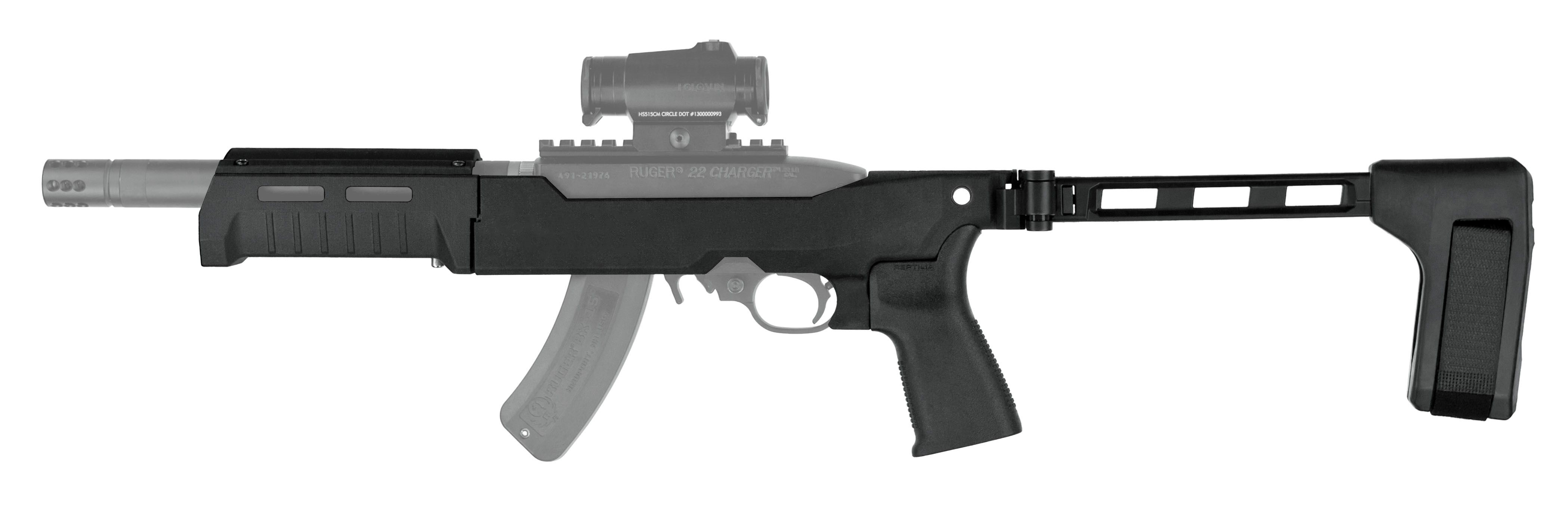 SB Tactical 22 TAKEDOWN CHASSIS; BLACK; SB LOGO 22TD-01-SB