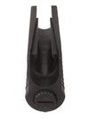 Top view of Nightstick SFL-11WL Shotgun Forend Light for Mossberg 500 590 Shockwave, 1200-lumen LED, waterproof black forend with rubber grip and included hardware