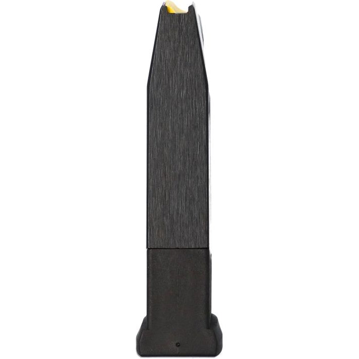 Black magazine with a textured surface on a white background