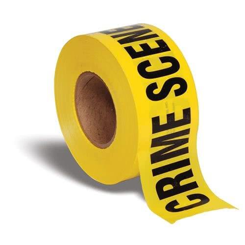 Sirchie Barrier Tape with Dispenser Box - Police, Sheriff, Crime Scene Control - Tactical & Duty Gear